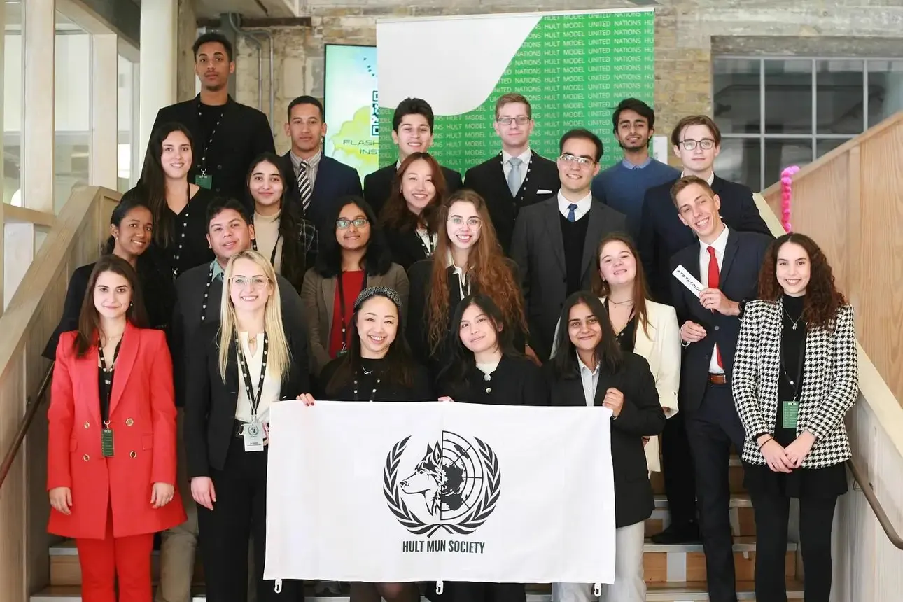 Delegates at the 2022 HultMUN Conference