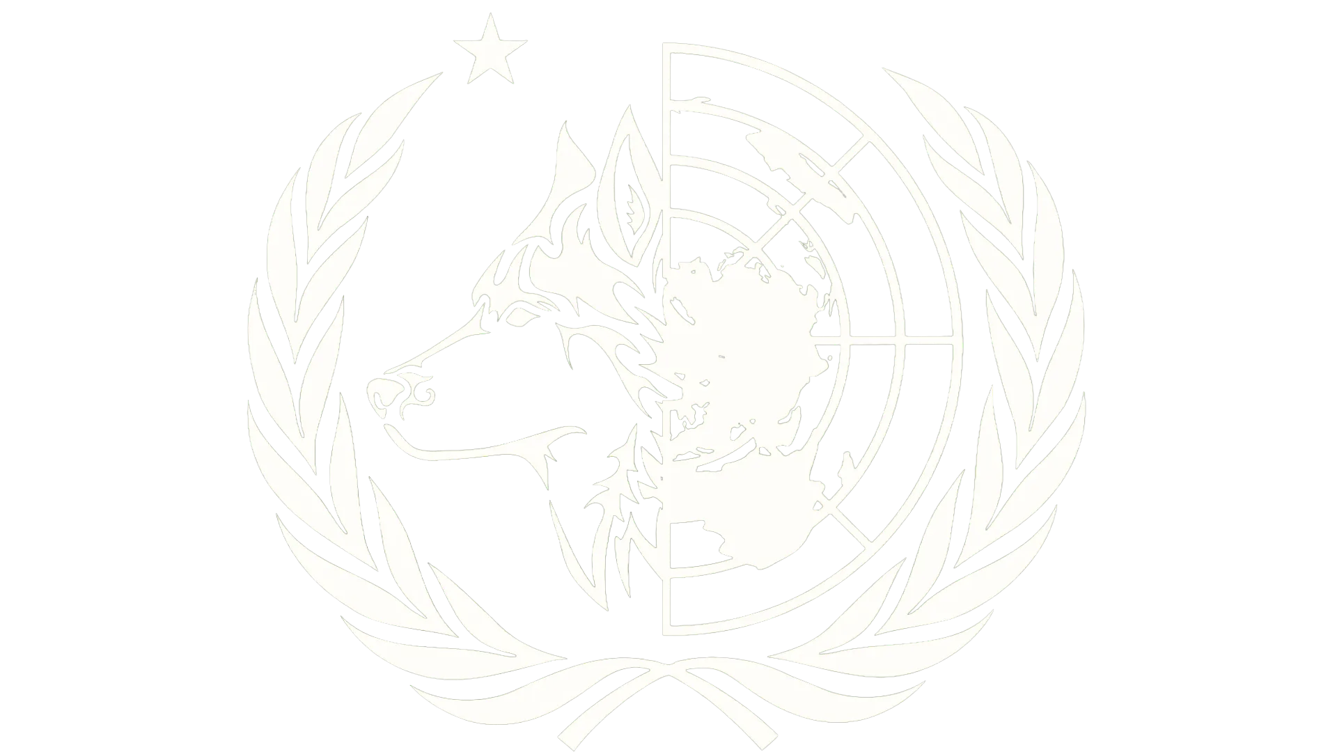 HultMUN wolf laurel logo